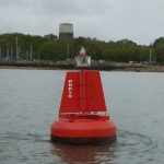 Pepys PHM in the Orwell 2021 with Shotley Water Tower, Martello M in the background.