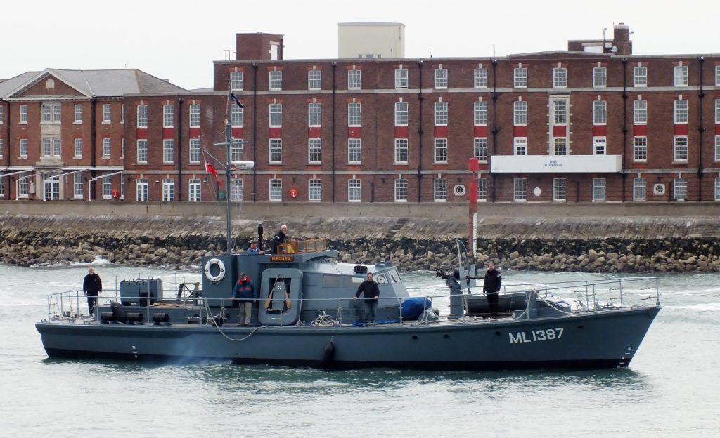 H.M.S. Medusa at Portsmouth - The Medusa Trust