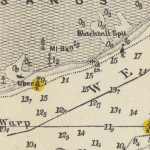 The Warp extracted from 1907 updated 1945 Kreigsmarine  -  Dungeness bis Orfordness und Strasse von Dover Published: 1945 obviously copied from the Admiralty Chart of the time. Thanks to: National Library of Scotland.