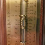 Standard air pressure at sea level is 1013 mb or Hectopascals, Changes in air pressure affect sea level, Captain Lecky explains this eloquently. This effect has implications for the sailor since each A 10mb change in pressure results in a 0.1m opposite direction change in sea level which can be calculated easily. This is enough to make a difference at a river bar or marina entrance although any change should be within the safety margin allowed by the prudent sailor.