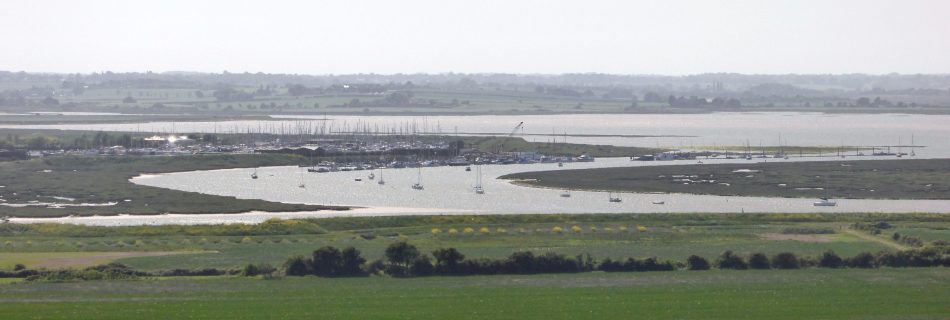 Twizzle in Walton Backwaters from Naze Tower in 2018