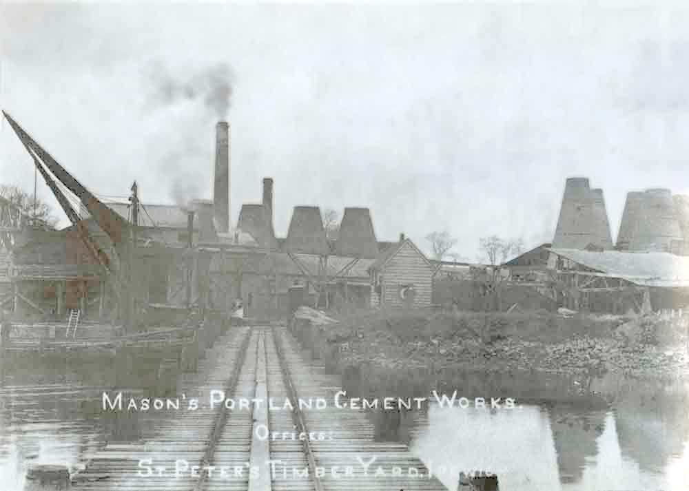 Probably SB Kingfisher at the quay at Waldringfield Cement Works.