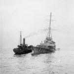 HMS Arethusa 1913 mined