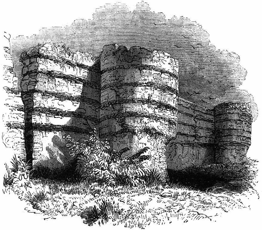 878px Wall of Burgh Castle England UK
19th Century engraving of the walls of Burgh Castle, on the Norfolk/Suffolk border