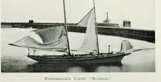 Edward Fitzgerald's Yacht Scandal - at Lowestoft - built in 1863 with a length of around 38' and a draught of 5', good for the Deben, Ore and East Coast.