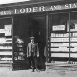 John Loder II standing outside his shop