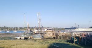 Pin Mill on the Orwell, FCB Ferro Concrete Barges